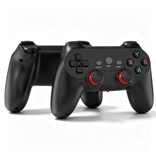 CHEOTIME Controller Di Gioco Wireless 2.4g, Controller Wireless Per Computer TV Console PC, Controller Di Gioco Con Controllo Sensibile Con Ricevitore USB Plug And Play Doppio Gamepad