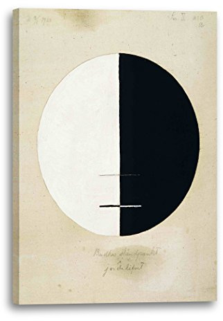 Printed Paintings Leinwand (80x120cm): Hilma af Klint - Buddha's Standpunkt im irdischen Leben, N