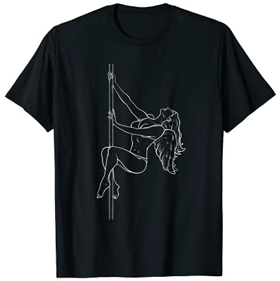 Funny Pole Dance Dancing Angel Fitness Studio Dancer Gift T-Shirt