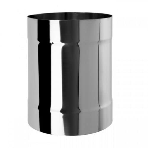 Stainless Steel Female Pipe Connector - Chimney Flue Liner Joiner - Multi Fuel. (160mm)