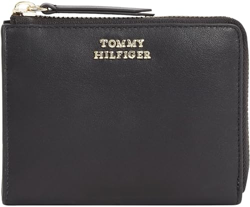 Tommy Hilfiger Damen Geldbörse Klein, Schwarz (Black), Einheitsgröße