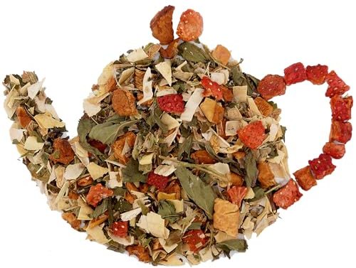 Té de Hierbas Fresa y Menta UniTea Land (100 gramo)