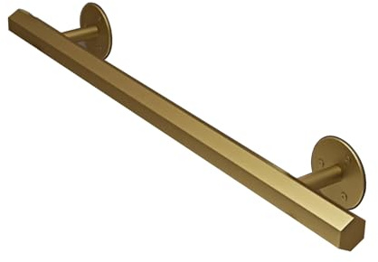 Handläufe für Treppen Treppengeländer für Innen Außen Industrieller Rutschfest Handlauf Geländer Treppe Sicherheitsgeländer Wandgeländer für ältere,Kinder,Balkon,Garten (40cm,Gold)