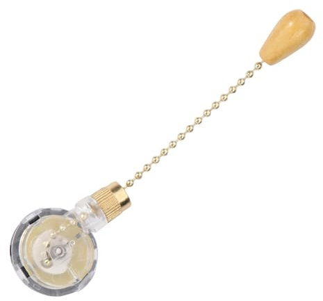 Angoily 3 Steuerzugkette Besenstiel Licht-ersatzschalter Hängende Laternenschnur Leuchtenzubehör Leichtes Ersatzkabel Beleuchtet Zubehör Hängelampe Deckenventilator Licht Draht Ziehen