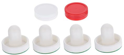 MOBUTOFU 2sätze Puck Airhockey-Spiele Eishockey-zubehör aus Kunststoff Pucks für Spieltische Hockey-Teile mit Glatter Oberfläche für Innenräume
