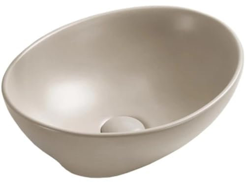 Mexen Lavabo de baño con un solo cuenco Elza - Beige mate - 21014066