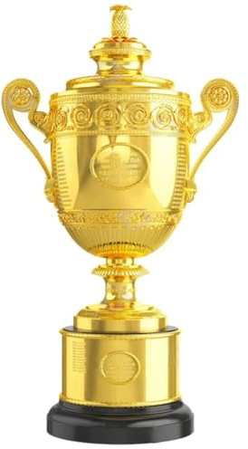 Huadafun Tennis Ball Championship Trophy Grand Slam Challenge Cup Cup 1: 1 Champion Trophies Replik Fans Sammlerstücke Souvenirs Clubhouse Arena Display Ornamente