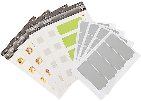 SHOWERORO Personalisierte Rubbel-aufkleber Diy Kreative Scratch-off Nachricht Labels Für Geburtstagsfeier Babyparty Familienevent Interaktive Nachrichten-etiketten