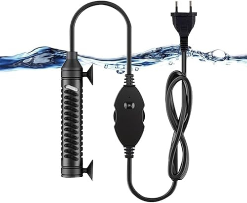 GERUI Riscaldamento per acquario, 35 W/50 W (1-20 l), riscaldamento per acquario con
