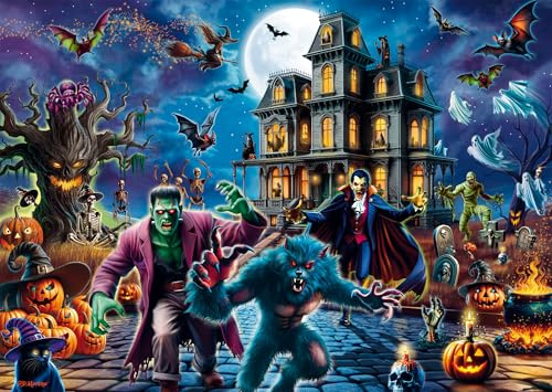 Schmidt 58871 Halloween-Nacht, 1000 Teile Puzzle