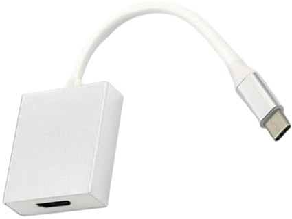 Lerpwige Adaptateur USB C vers HDMI 4K en aluminium pour smartphone, tablettes, ordinateurs portables, téléviseurs, moniteurs, connectivité, prises et jouer, câble adaptateur HDMI