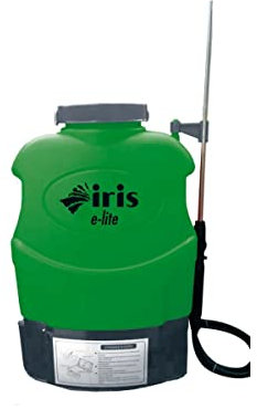 Pompa irroratrice a batteria litio Iris Garden E-Lite 16 lt a spalla autonomia 5 h
