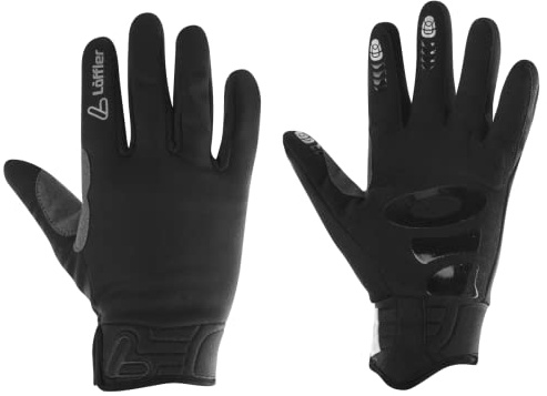 Löffler Gloves Ws Warm Schwarz - Gore-Tex Warme Winddichte Gore-Tex Infinium™ Handschuhe, Größe 9-9.5 - Farbe Black