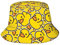 Shylve Enten-Print Fischerhut – Wendbarer Sonnenhut mit Entenmotiv, Bucket Hat für Damen und Herren, Ideal für Festival & Freizeit