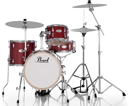 Pearl - Midtown Acoustic Drum 16 Matte Red with Hardware Pack HWP-50S