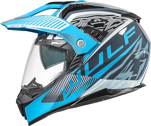 Wulfsport OPTIMA Helmet Adult Motocross Helmet - Blue M (57-58cm)