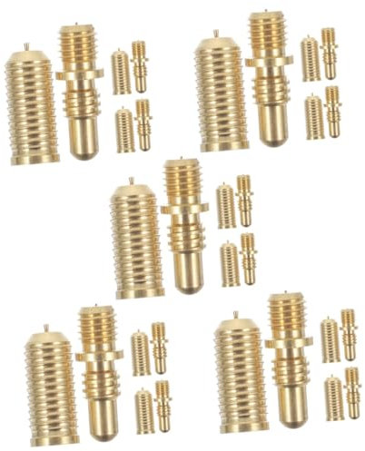 UPKOCH 15sets Pool Cue Accessories Connecting Screws for Snooker Cue and Billiard Stick