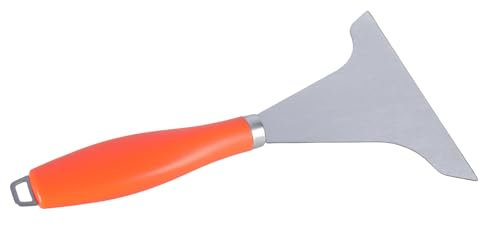 YIBOZI Griddle Scrapers,Heavy Duty Griddle Handle Scrapers for Flat Top Stainless Steel Food Scrapers Outdoor Antislip Grills Scrapers Tool