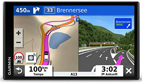 Garmin Camper 780 MT-D EU Navi - Rahmenloses Display, 3D-Navigationskarten für Europa, Pois, Sprachsteuerung