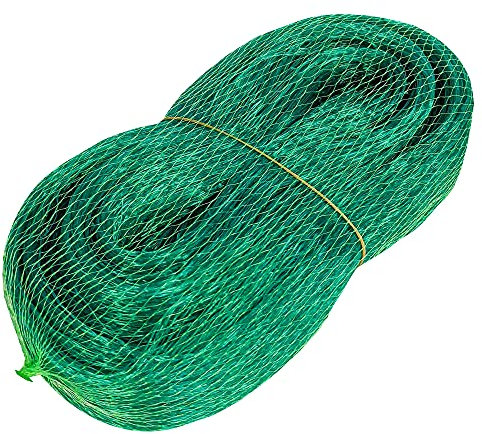 Anti-Bird Netting - Green/Black | Protect Your Plants From Birds | Mesh Fencing | 4M x 10M