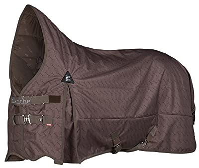 HORZE Decke Avalanche 1200D 0g Fleece 155 cm - 155 cm - Braun