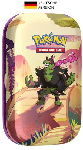 Pokémon -Sammelkartenspiel: Mini-Tin-Box Karmesin & Purpur - Nebel der Sagen - Boninu (2 Boosterpacks & 1 Stickerbogen)