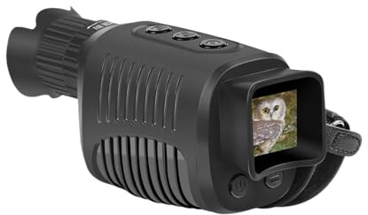 Visión Nocturna Digital Dispositivo monocular de visión Nocturna 1080P HD Infrarrojos 5X Zoom Digital telescopio de al Aire Libre día Noche Doble Uso 100% Oscuridad 300m