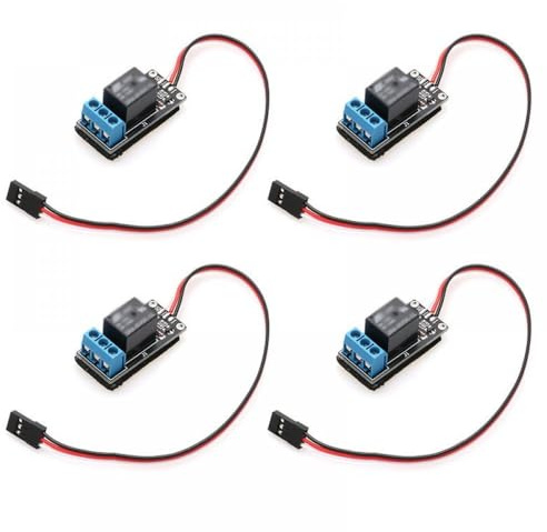 4PCS DC 5V PWM Relais Schalter Modul 20A Fernbedienung Ein-aus Kompatibel mit RC Modell Flugzeug Kamera rauch Öl Pumpe Licht Kompatibel