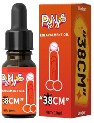 10 ml Penisvergrößerungsöl - Massageöl für Männer - Leistungssteigerung, Verbesserte Erektion und Verzögerte Ejakulation (M,1PC)