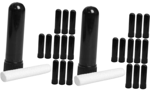 Beaupretty 2 Set Contenente Schegge Di Cotone Olio Essenziale Tubo Per Inalazione Nasale Piante Grasse Scalda Unità Spettrali Clip Per Dolcetti Per Uccelli 12 pezzi * 2