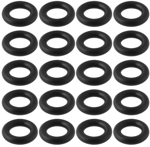 Briny River 100 Pezzi O-ring In EPDM Guarnizione In Gomma Rondelle Di Tenuta Metriche Per Collegamento Tubo Ugello Filtro 14x8x3mm Nero