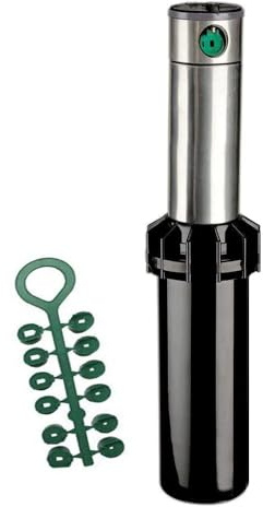 Suinga Pack 5 Aspersores de Riego K-Rain RPS75I 3/4'' Inoxidable | Alcance 4 a 14,6 m | Aspersor de Jardín Emergente de Ángulo Ajustable | Control de Caudal | Presión de 2,1 a 4,8 Bar