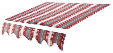Generico Tessuto di Ricambio per Tende da Sole Retrattile da Esterno, Poliestere Impermeabile e Resistente ai Raggi UV, sostituisce la Tela per Balcone e Finestra(280x200cm)