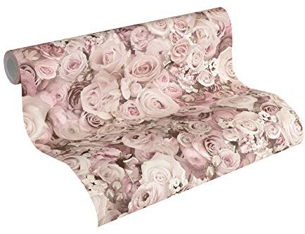 A.S. Création Vliestapete Urban Flowers Tapete floral 10,05 m x 0,53 m creme Made in Germany 327222 32722-2