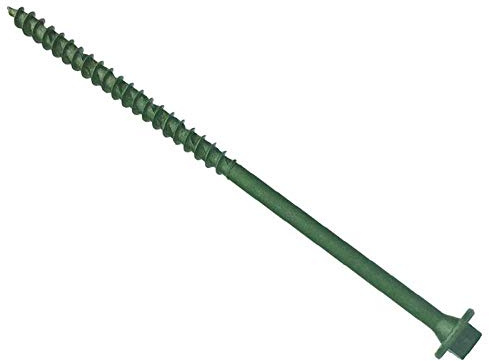 ForgeFast Lot de 50 vis de fixation pour bois Vert 7 x 200 mm
