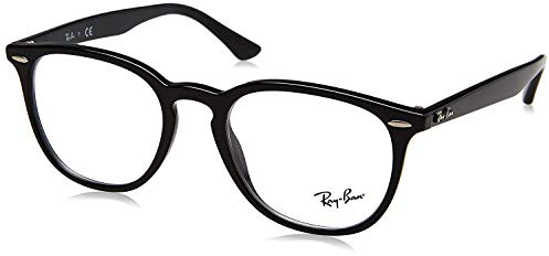 Ray-Ban Rayban Unisex-Erwachsene 0RX 7159 2000 52 Brillengestelle, Schwarz (Black)
