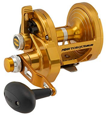 PENN TRQ60LD2 Torque Lever Drag 2 Speed konventionelle Angelrolle