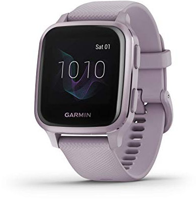 Garmin Venu Sq, GPS Smartwatch with Bright Touchscreen Display, Up to 6 Days of Battery Life, Orchid Purple
