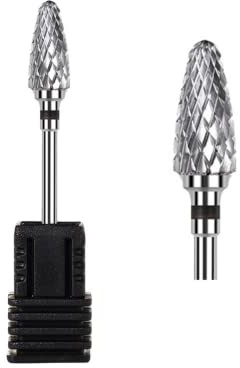Carbure ongle foret tungstène fraises. Fraise rotative électrique manucure machine équipement nail.super grossier XC (noir)