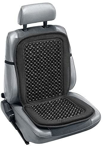 Taylor & Brown Universal Beaded Seat Cushion Cover Massaging Relax Front Chair Improve Posture and Comfort, Ideal For: Cars, Van's, 4x4's and Caravan's