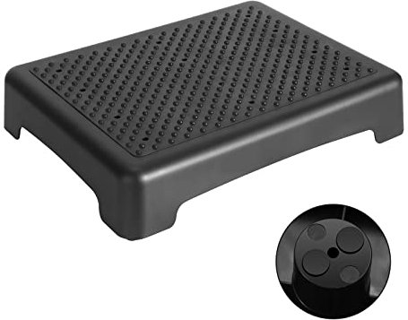 Fotree One Step Stool, Safety Step Platform for Senior ＆ Adults, Non-Slip Mobility Step Platform for Stair, Car, Bed, Chair, Shower, Bathtub, Outdoor, 3.5 Inch High Rise Stairs 440 Lbs Capacity