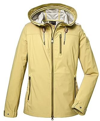 G.I.G.A. DX Damen Gs 24 Wmn Sftshll Jckt Softshell Jacke Mit Kapuze/Outdoorjacke, Gelb, 42 EU
