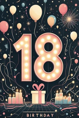 Gästebuch zum 18. Geburtstag | Freundebuch mit Fragen zum selbst Ausfüllen | perfekt für jede Party (Gästebücher Geburtstag)