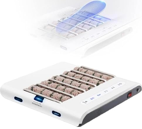 260RPM Rechargeable Automatic Induction Shoe Polisher - Fully Automatic Sole Cleaning Machine, Waterless Shoe Cleaner For Home And Office