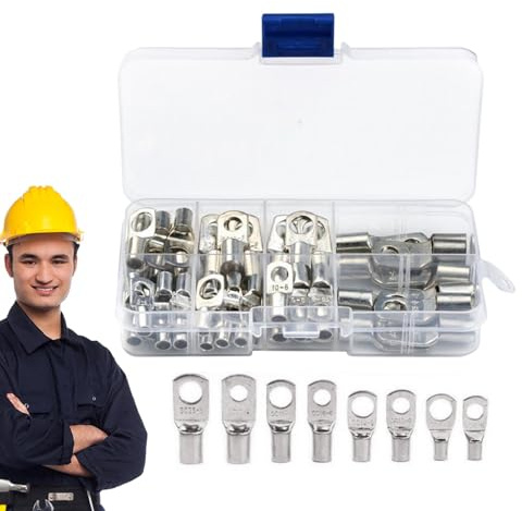 Kit conectores cables, juego conectores terminales - Conector para cables eléctricos con marcado 60X - Kit para marcar cables eléctricos, kit conectores bornes de tornillo, precisión para
