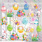 Decoración de Pascua en Espiral, 56 Pcs Espirales de Pascua Decoración Espiral de Pascua Pascua Remolino para Fiesta de Decoración de Pascua