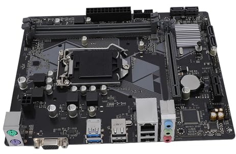 H310M F R2.0 Motherboard for LGA 1151 9th 8th Gen Core 14nm CPU Processors, Double Channel DDR4, PCIe 3.0, Up to 2933MHz DDR4, 6 Serial ATA III Ports