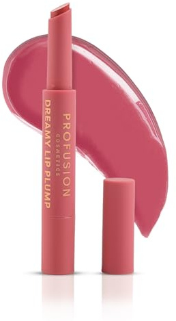 Profusion Cosmetics Dreamy Lip Plump, Moisturizing with Vitamin E in 3 Gorgeous Shades for Soft, Smooth, Non-Sticky, Glossy Finish Lips