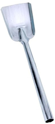 Rtyweth Pelle à main de 40,8 cm, pelle à cendres, poêle à charbon, tisonnier, pelle à charbon, poêle à poussière, acier inoxydable