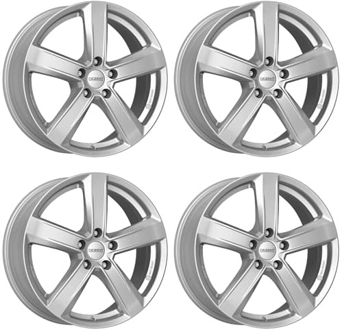 Dezent Llantas TU silver 6.5Jx16 ET50 5x108 compatibles con Ford C-Max Focus Galaxy Kuga Mondeo Puma S-Max Tourneo Connect Transit Connect